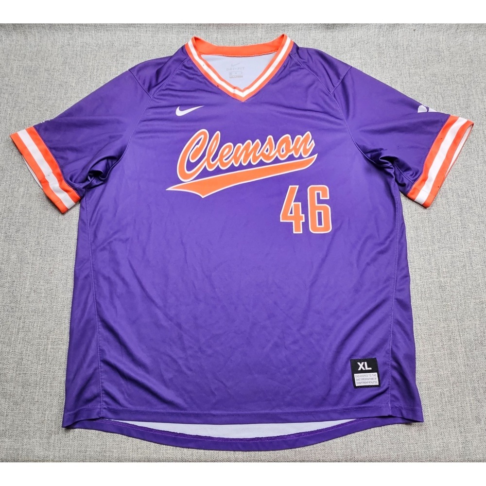 Clemson Tigers Baseball Jersey Mens XL Nike Practice Team‎ Issued Authentic NCAA
